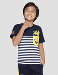 Character Minions Movie Salur Print Kaos Lengan Pendek Anak Laki-laki
