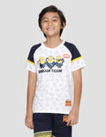 Character Minions Movie Print Short Sleeve T-shirt for Boys