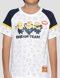 Character Minions Movie Print Short Sleeve T-shirt for Boys