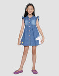 Little M Ruffle Unicorn Midi Dress for Girls