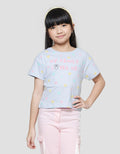 Little M My Family Loves Me Girls Short Sleeve T-Shirt
