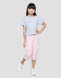 Little M My Family Loves Me Girls Short Sleeve T-Shirt