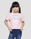Little M Daddys Favorite Daughter Kaos Lengan Pendek Anak Perempuan