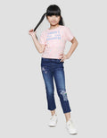 Little M Daddys Favorite Daughter Kaos Lengan Pendek Anak Perempuan