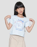 Little M I Love Ice Cream Kaos Anak Perempuan