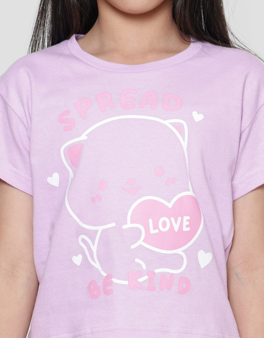 Little M Spread Love Be Kind Girls T-Shirt