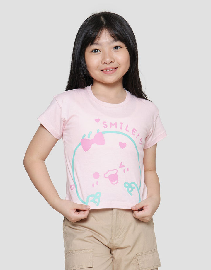 Little M Duck Line Kaos Anak Perempuan