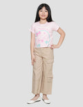 Little M Duck Line Kaos Anak Perempuan