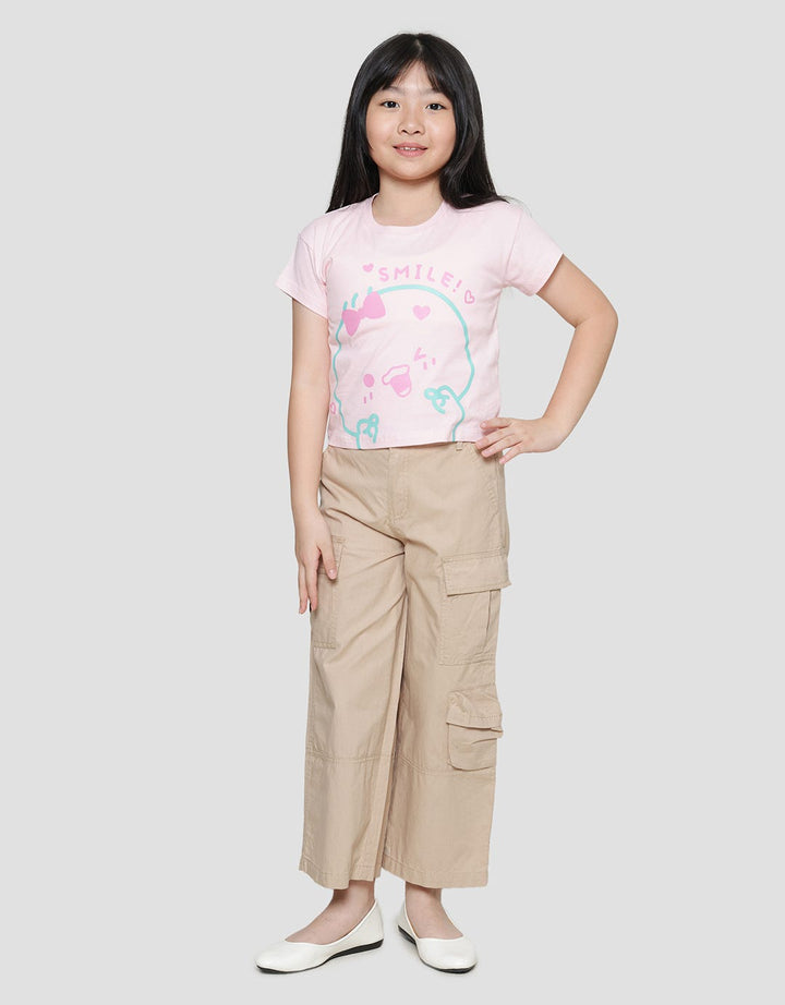 Little M Duck Line Kaos Anak Perempuan
