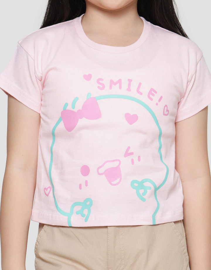 Little M Duck Line Kaos Anak Perempuan