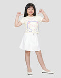 Little M Just Kidding Kaos Lengan Pendek Anak Perempuan