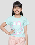 Little M Print Colors Rabbit Kaos Anak Perempuan
