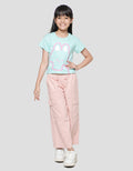 Little M Print Colors Rabbit Kaos Anak Perempuan