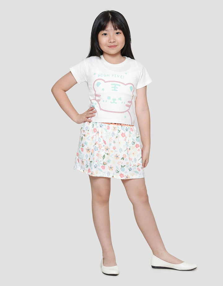 Little M High Five Kaos Lengan Pendek Anak Perempuan