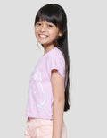 Little M Print Colors Bear Kaos Anak Perempuan