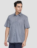 Stanley Adams Regular Print Kemeja Lengan Pendek Pria