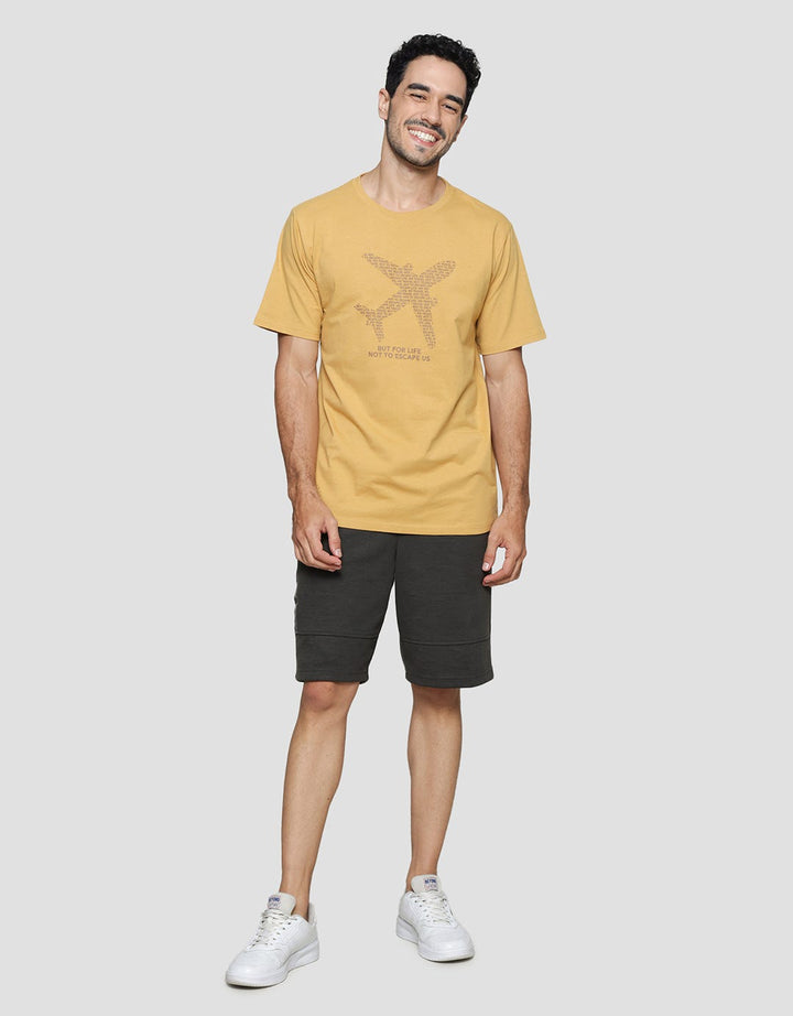 T Zone Aeroplane Summer Casual Men's T-Shirt