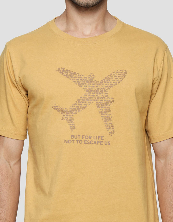 T Zone Aeroplane Summer Casual Men's T-Shirt