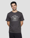T Zone Print Theme Summer Wording - Take A Picture Kaos Pria