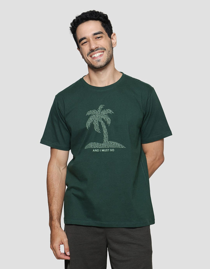T Zone Tree Summer Casual Men's T-Shirt