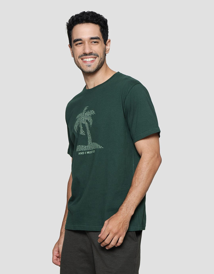 T Zone Tree Summer Casual Men's T-Shirt