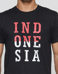 T Zone Photoprint Seasonal Peta Indonesia Kaos Pria