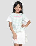 Aero Eiffel Tower Print Girls Short Sleeve T-Shirt