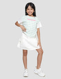 Aero Eiffel Tower Print Girls Short Sleeve T-Shirt