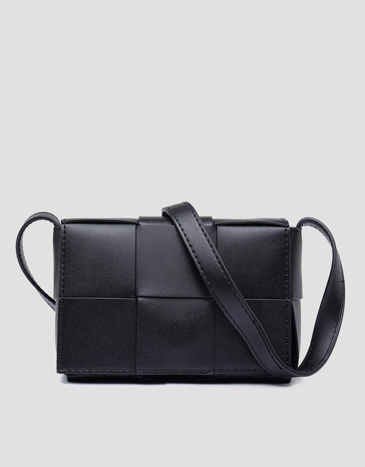 Connexion Mini Intreccio Watson Crossbody Bag Wanita
