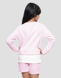 Character Barbie Texture Sweater Anak Perempuan