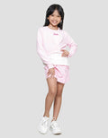 Character Barbie Texture Sweater Anak Perempuan