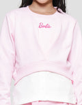 Character Barbie Texture Sweater Anak Perempuan