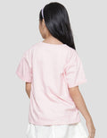 Character Hello Kitty Logo Kaos Anak Perempuan