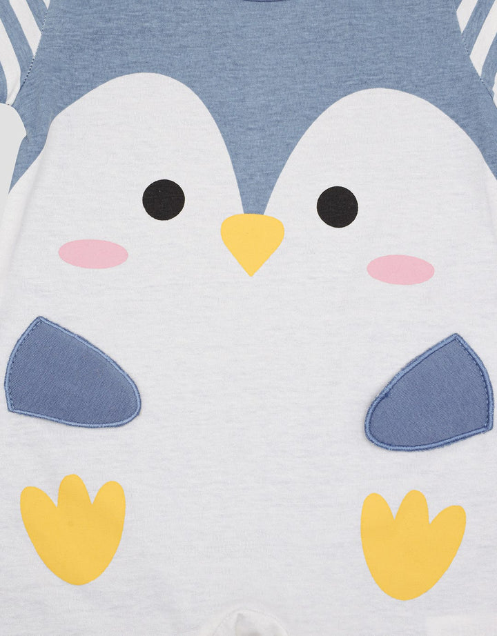 Pipiniko Animal Penguin Romper Boys