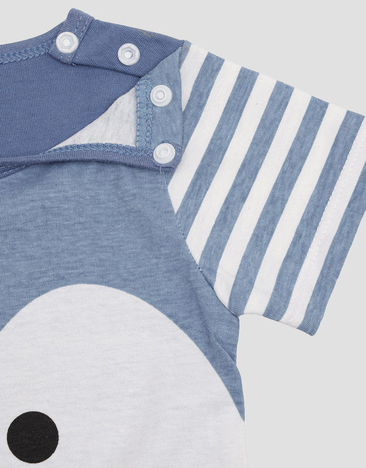 Pipiniko Animal Penguin Romper Boys