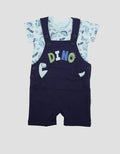 Pipiniko Dino Boys Overall Pocket