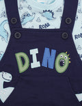 Pipiniko Dino Boys Overall Pocket
