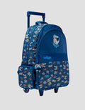 Smiggle Fly High Trolley Backpack With Light Up Wheels Game Beast Mode Anak Laki-Laki