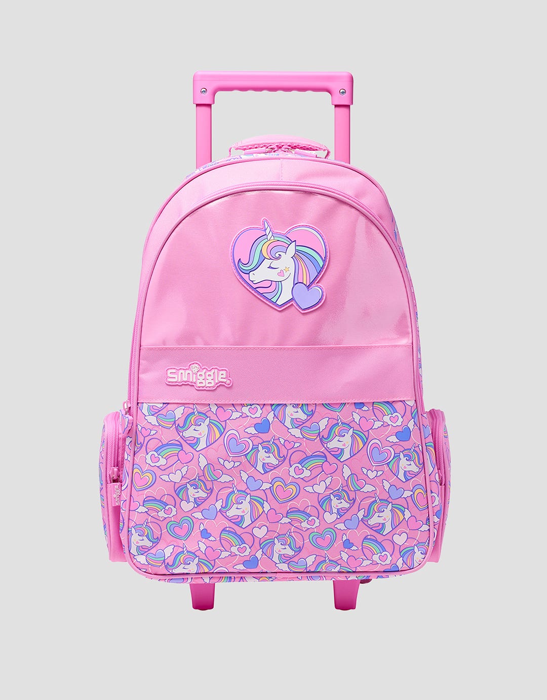 Smiggle Fly High Trolley Backpack With Light Up Wheels