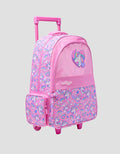 Smiggle Fly High Trolley Backpack With Light Up Wheels Unicorn Anak Perempuan