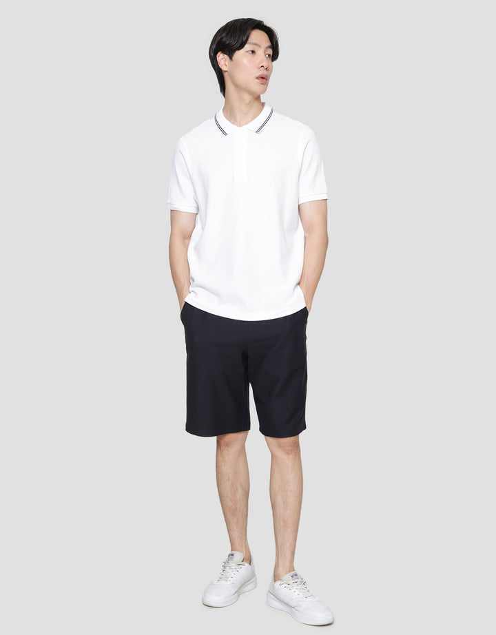 SUKO SOLID KNIT POLO PRIA