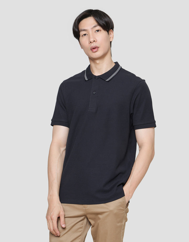 SUKO SOLID KNIT POLO PRIA