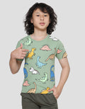 Little M Dino Print Boys T-Shirt