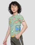 Little M Dino Print Boys T-Shirt