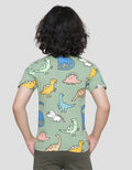 Little M Dino Print Boys T-Shirt