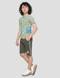 Little M Dino Print Boys T-Shirt