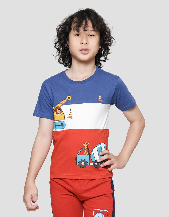 Little M Cut N Sewn Aplikasi Bordir Kaos Anak Laki-Laki