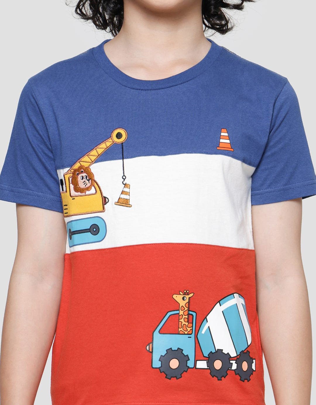 Little M Cut N Sewn Aplikasi Bordir Kaos Anak Laki-Laki