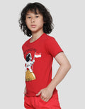 Little M Indonesian Pride Kaos Lengan Pendek Anak Laki-Laki