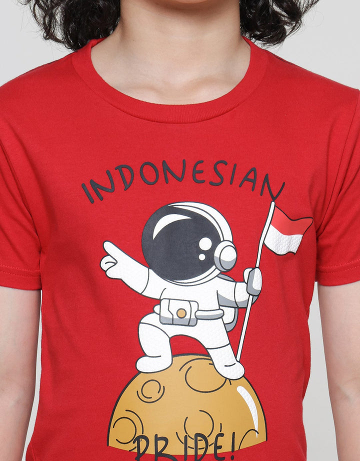 Little M Indonesian Pride Kaos Lengan Pendek Anak Laki-Laki